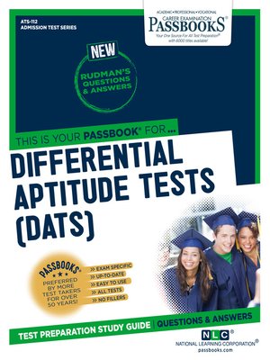 cover image of DIFFERENTIAL APTITUDE TESTS (DATS)